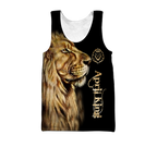 Custom Name April King Lion  3D All Over Printed  Unisex Shirts