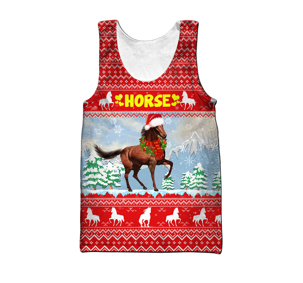 Horse Christmas 3D Shirt For Men And Women HHT16102007