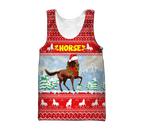 Horse Christmas 3D Shirt For Men And Women HHT16102007