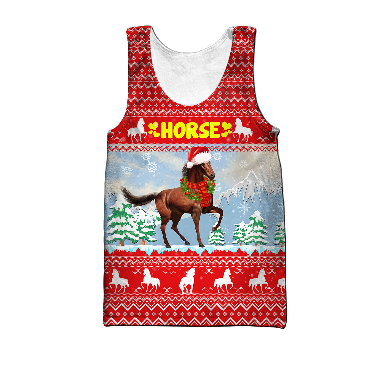 Horse Christmas 3D Shirt For Men And Women HHT16102007