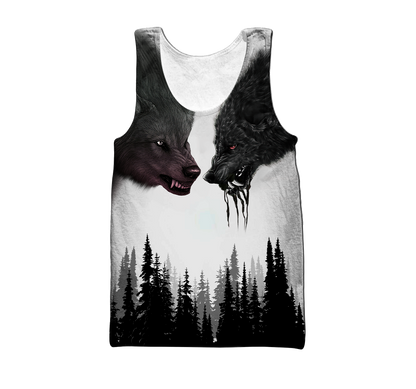 Wolf 3D All Over Printed Hoodie For Men and Women MH2410202ST