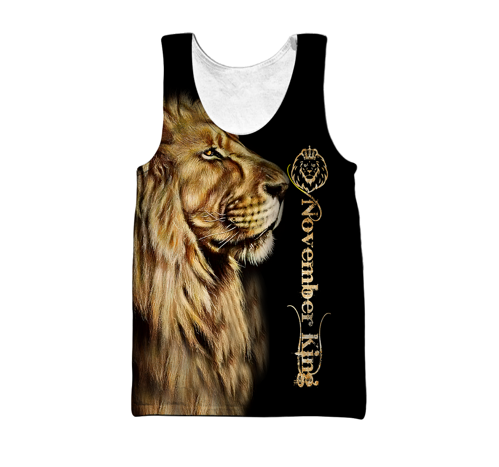Custom Name November King 3D All Over Printed Unisex Shirts