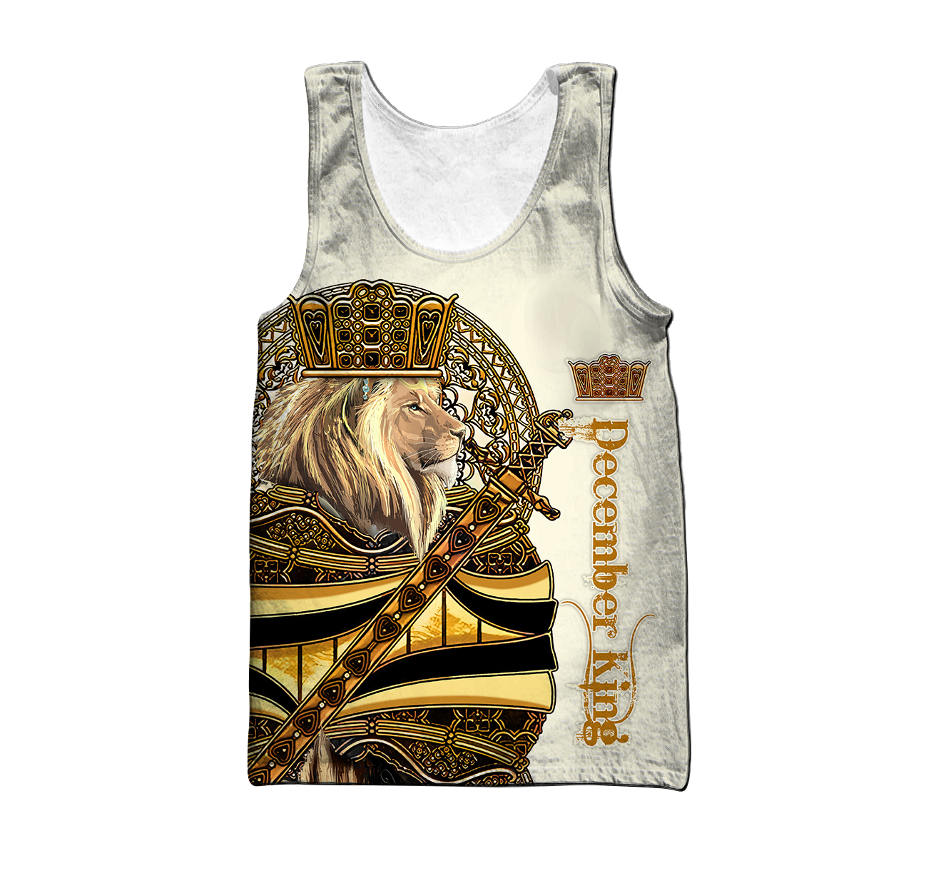 Custom Name December King 3D All Over Printed Unisex Shirts