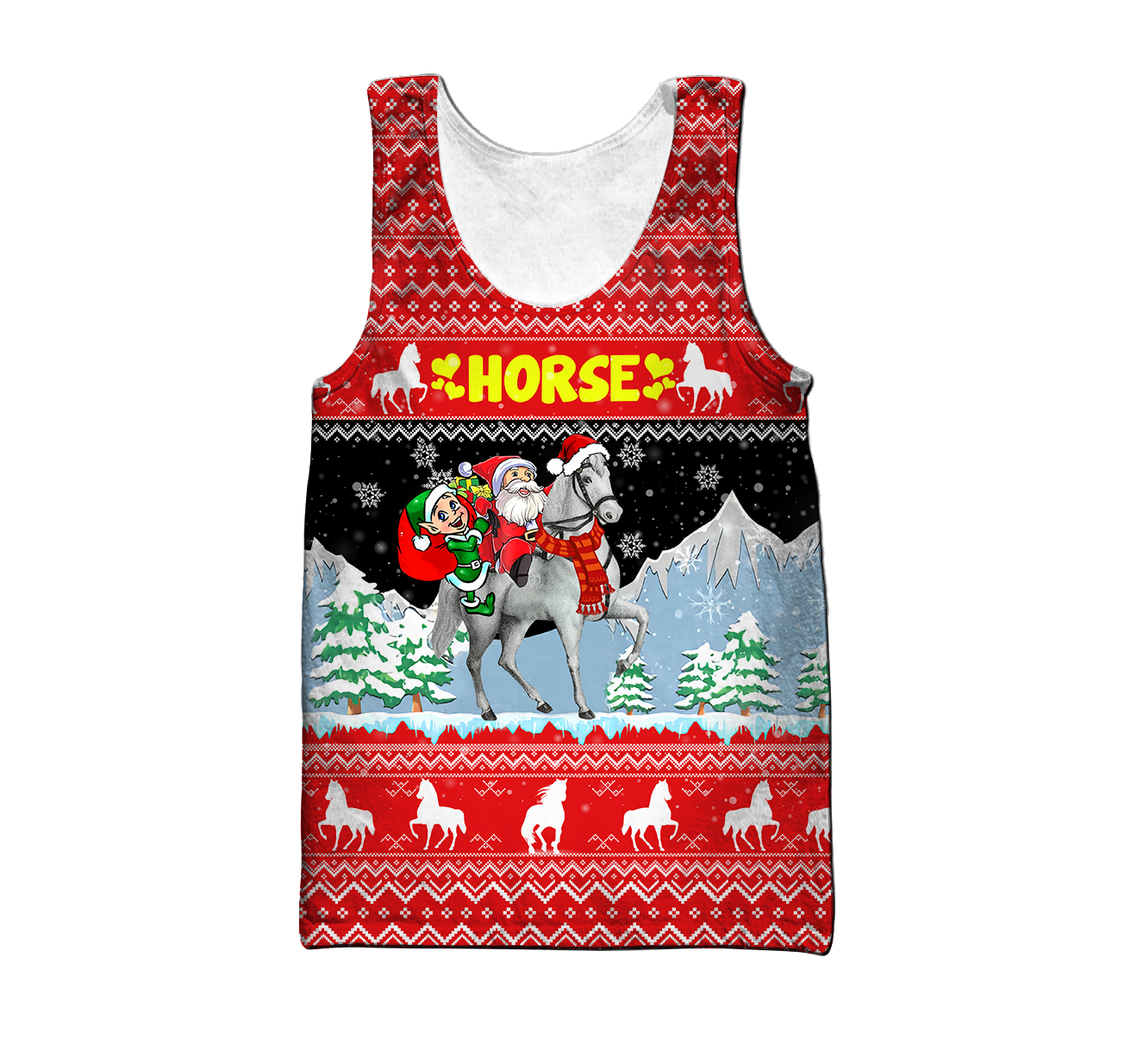 Horse Christmas 3D Shirt For Men And Women HHT16102006
