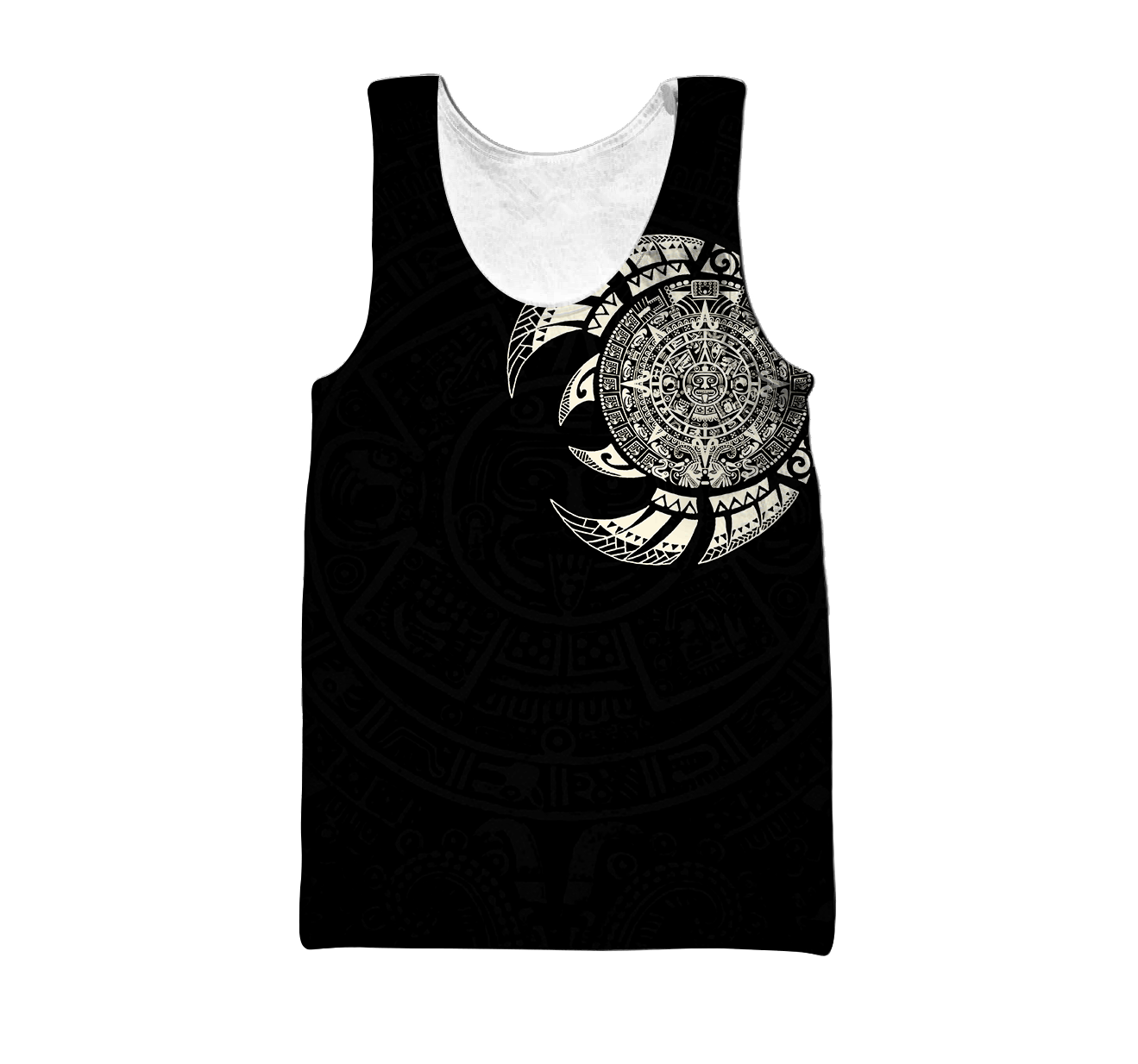 Aztec Mayan Tatoo 3D All Over Printed Shirts For Men and Women DQB07092001-Apparel-TA-Tank Top-S-Vibe Cosy™