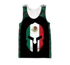 Mexican Coat Of Arm 3D All Over Printed Shirts For Men and Women TA09182002