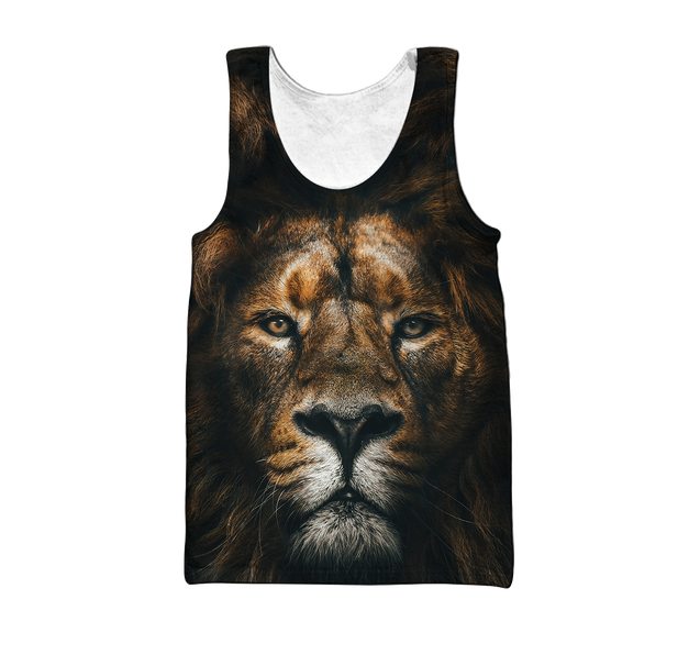 The Silence of Lion Over Printed Hoodie