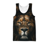 The Silence of Lion Over Printed Hoodie