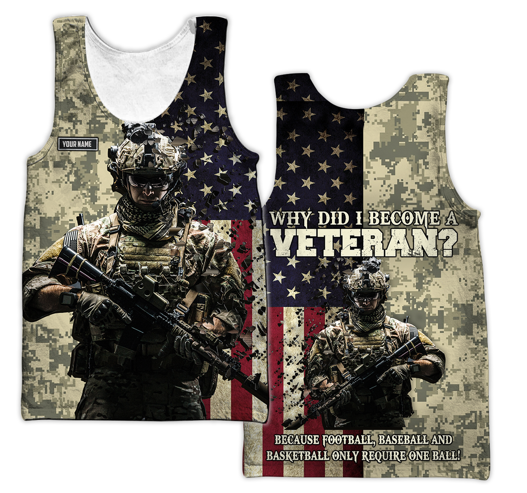 US Army Veteran 3D All Over Printed Shirts For Men and Women DQB16102001ST