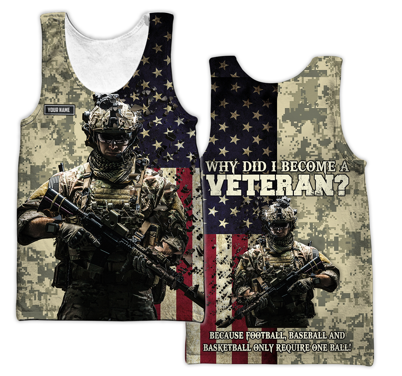 US Army Veteran 3D All Over Printed Shirts For Men and Women DQB16102001ST