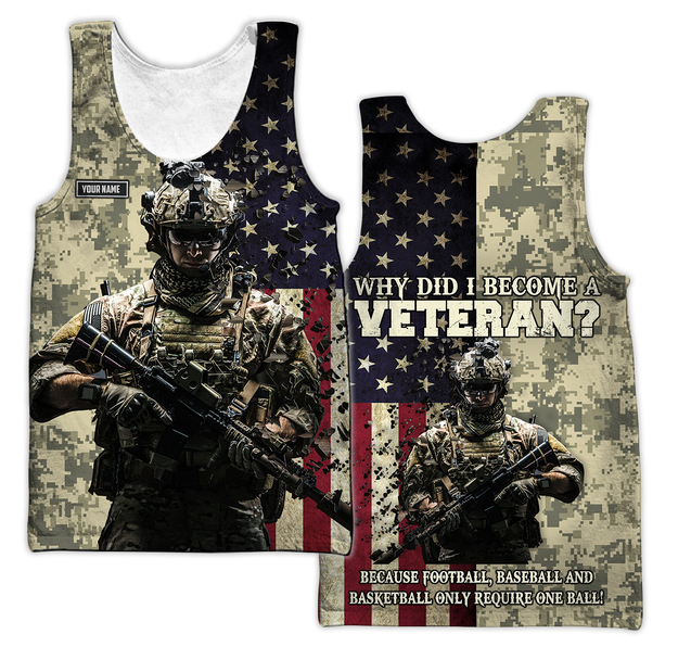 US Army Veteran 3D All Over Printed Shirts For Men and Women DQB16102001ST