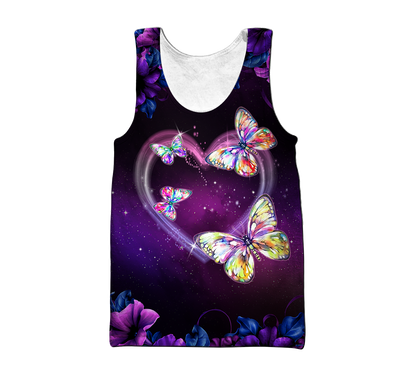 Butterfly 3D All Over Printed Shirts For Men and Women DQB08292002