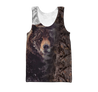 Bear Hunting 3D All Over Printed Shirts For Men