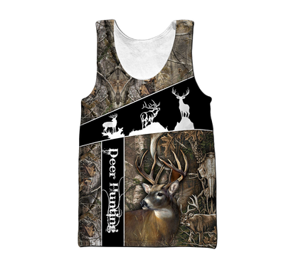 Version 3 Huntaholic - Deer Hunting 3D All Over Printed Shirts For Men And Woman
