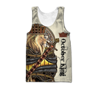 October Black King Lion  3D All Over Printed Unisex Shirts