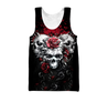 Unique Skulls And Roses Hoodie For Men And Women MEI