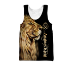Custom Name August King Lion 3D All Over Printed Unisex Shirt