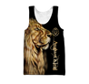 Custom Name August King Lion 3D All Over Printed Unisex Shirt