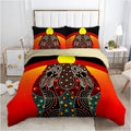 Aboriginal Australia Indigenous Together Painting Art Bedding Set