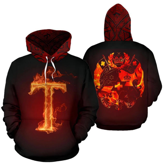 Tonga All Over Hoodie - Polynesian Fire Style HC2905-Apparel-Huyencass-Hoodie-S-Vibe Cosy™