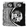 Tonga Coat Of Arms Polynesian Bedding Set - Circle Style 01 J9-BEDDING SETS-Phaethon-US King-Vibe Cosy™