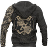 Tonga in My Heart Polynesian Tattoo Style Hoodie NNK 1206-Apparel-NNK-Zipped Hoodie-S-Vibe Cosy™