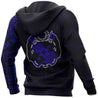Tonga in My Heart Polynesian Tattoo Style Hoodie Blue-Apparel-Phaethon-Zipped Hoodie-S-Vibe Cosy™