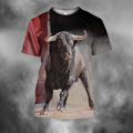 3D All Over Print Bull Toro Bravo 1-Apparel-PHLong-T-Shirt-S-Vibe Cosy™