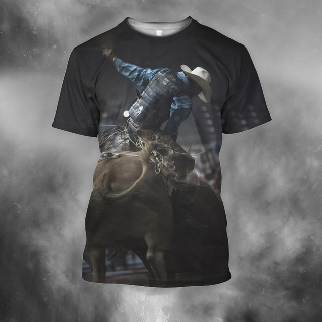 3D All Over Print Bull Professional Bull Riders 1-Apparel-PHLong-T-Shirt-S-Vibe Cosy™