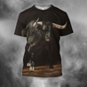 3D All Over Print Bull Art 3-Apparel-PHLong-T-Shirt-S-Vibe Cosy™