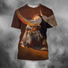 3D All Over Print Bull Art 8-Apparel-PHLong-T-Shirt-S-Vibe Cosy™