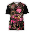All Over Printed Hunting Deer Country Girl-Apparel-HbArts-T-Shirt-S-Vibe Cosy™