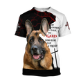 German Shepherd Of Course I Talk To God Unisex Shirts