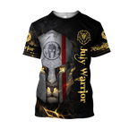 July Spartan Lion Warrior 3D All Over Printed Unisex Shirts