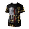 July Spartan Lion Warrior 3D All Over Printed Unisex Shirts