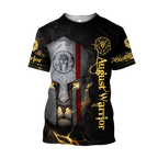 August Spartan Lion Warrior 3D All Over Printed Unisex Shirt