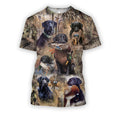 3D All Over Printed Labrador Retriever Hunting Dog Camo Shirts-Apparel-HbArts-T-Shirt-S-Vibe Cosy™