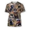 3D All Over Printed Labrador Retriever Hunting Dog Camo Shirts-Apparel-HbArts-T-Shirt-S-Vibe Cosy™