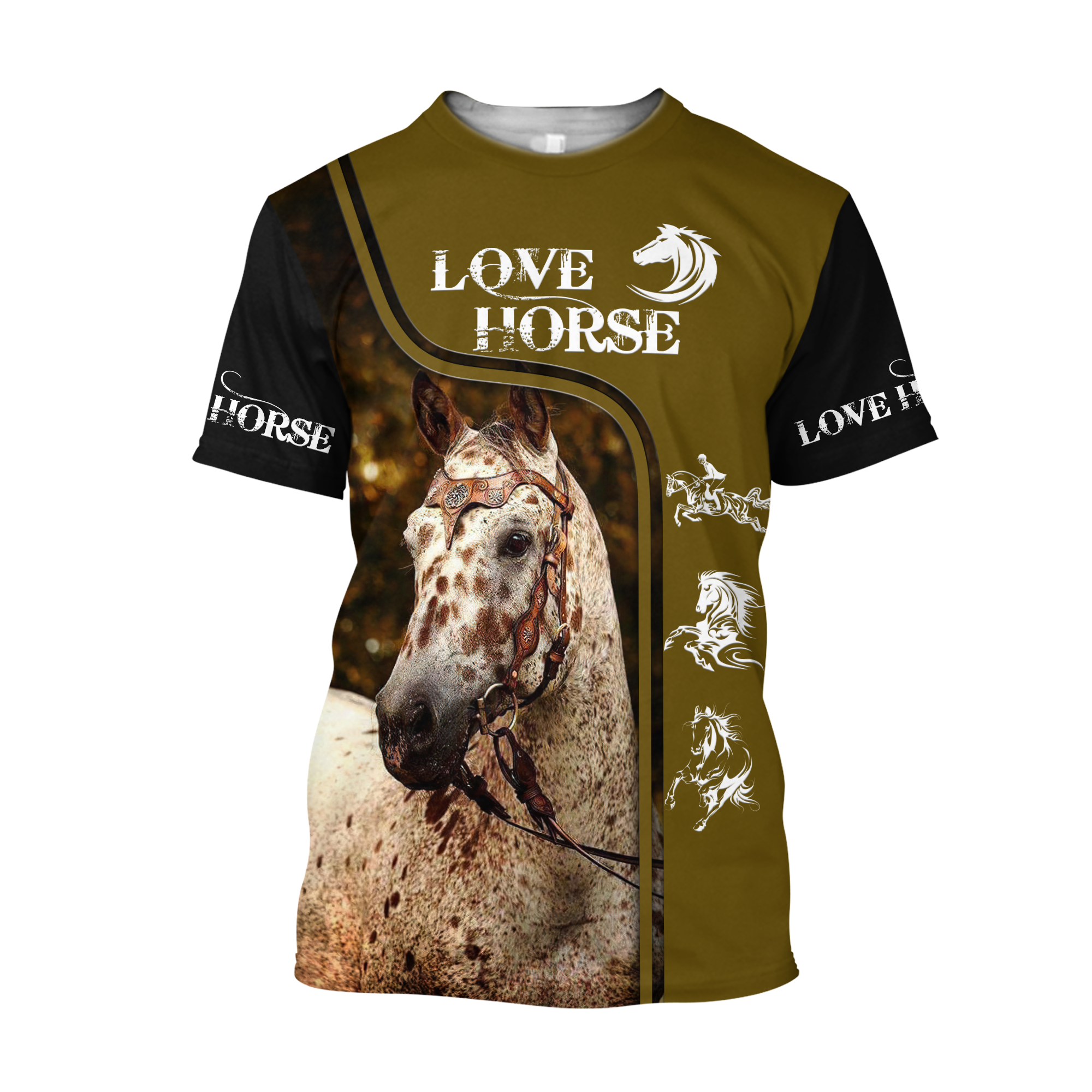 Love Horse 3D All Over Printed Shirts For Men and Women Pi112051