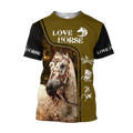 Love Horse 3D All Over Printed Shirts For Men and Women Pi112051