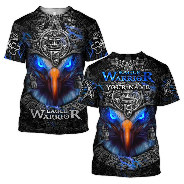 Eagle Warior Aztec 3D All Over Printed Shirts For Men And Women