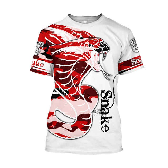 Snake 3D All Over Printed Unisex Shirt