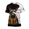 3D German Shepherd Of Course I Talk To God Unisex Shirts Pi21102001