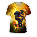 3D all over print astronaut in space-Apparel-HbArts-T-Shirt-S-Vibe Cosy™
