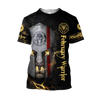 February Spartan Lion Warrior 3D All Over Printed Unisex Shirts