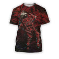 3D all over print astronaut in space-Apparel-HbArts-T-Shirt-S-Vibe Cosy™
