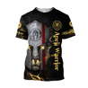 April Spartan Lion Warrior 3D All Over Printed Unisex Shirt