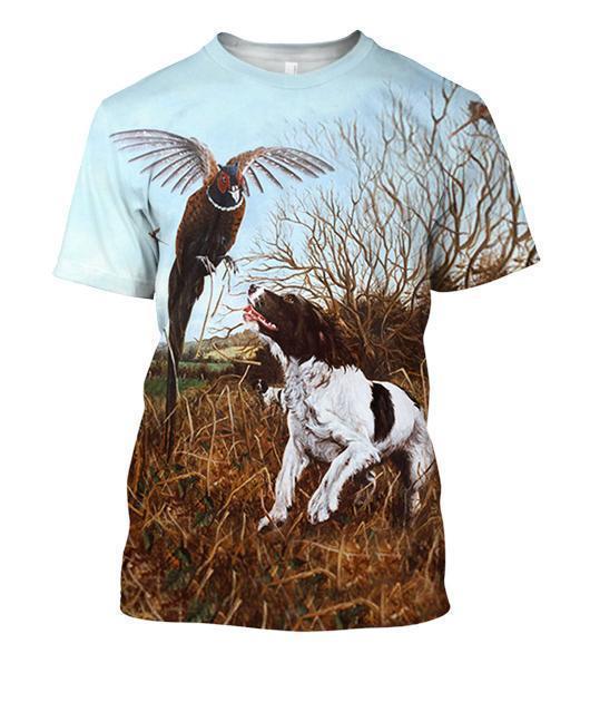 3D All Over Printed Pheasant Hunting Shirts Hoodie-Apparel-MP-T-Shirt-S-Vibe Cosy™