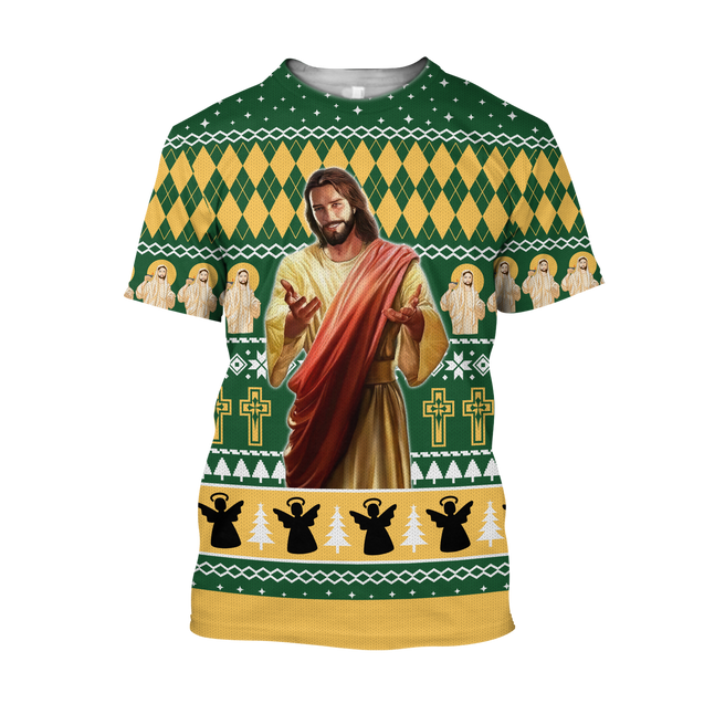 Premium Christian Jesus Catholic 3D Printed Unisex Shirts