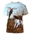 All Over Print Pheasant Hunting-Apparel-HbArts-T-Shirt-S-Vibe Cosy™